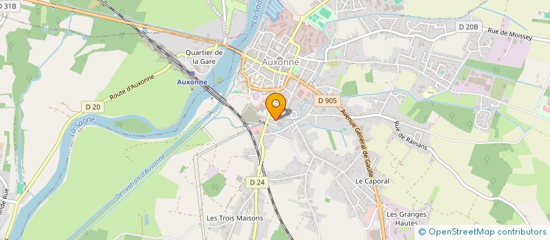 localisation de l'entreprise AUXONNE OCCASE à AUXONNE