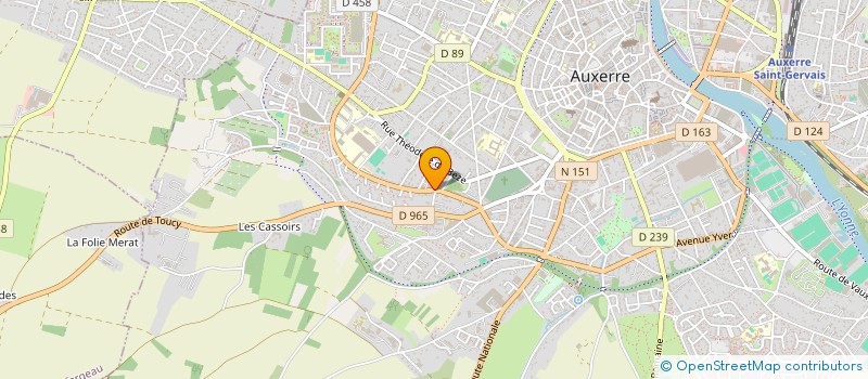 localisation de l'entreprise AUXR LOGIS SOCIETE ANONYME D'HABITATIONS A LOYER MODERE à AUXERRE