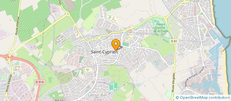localisation de l'entreprise AUYO  SAINT-CYPRIEN