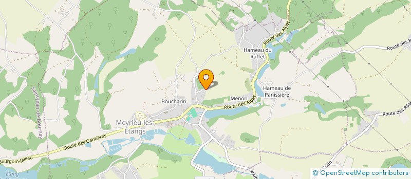 localisation de l'entreprise AUZ  MEYRIEU-LES-ETANGS