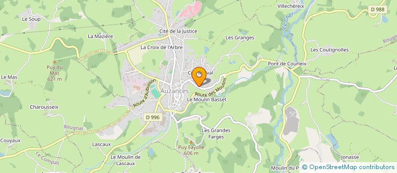 localisation de l'entreprise AUZANCES AUTOMOBILES à AUZANCES