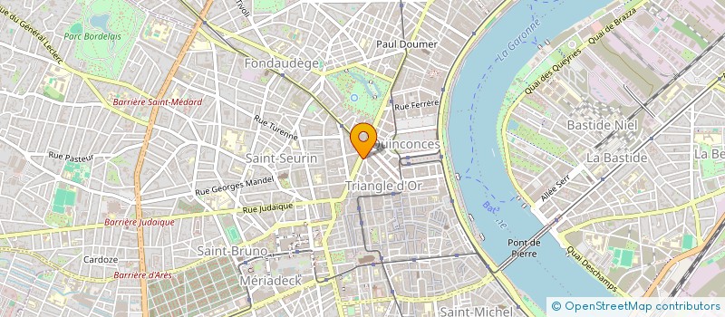 localisation de l'entreprise AUZANNEAU-CAHUE  BORDEAUX