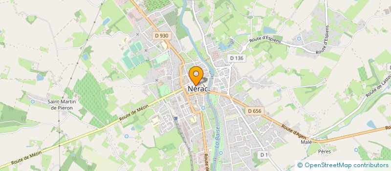 localisation de l'entreprise AUZARY BERTHE ET JACQUES à NERAC