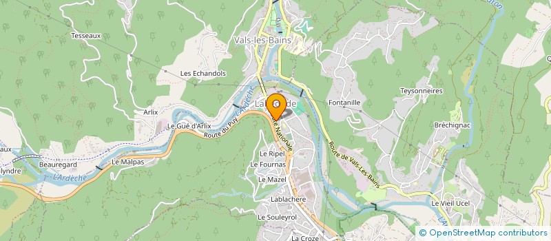 localisation de l'entreprise AUZAS PERE ET FILS à LABEGUDE