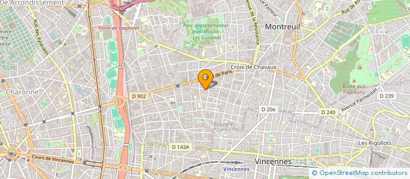 localisation de l'entreprise AUZELOU-LAVAL JEANTET-MANGIN INDIVISION à MONTREUIL