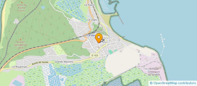 localisation de l'entreprise AUZEMERIE BAPTISTE  LE VERDON-SUR-MER