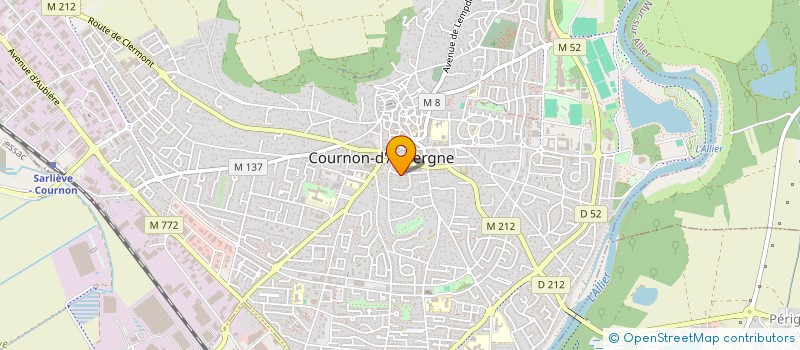 localisation de l'entreprise AUZENITH  COURNON-D'AUVERGNE