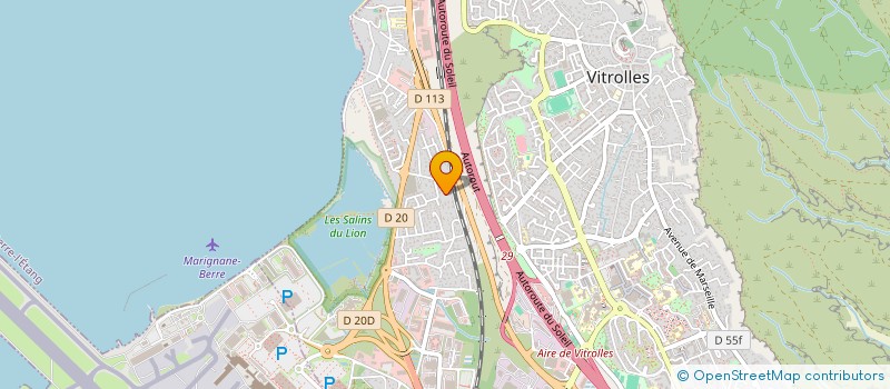 localisation de l'entreprise AUZIAS LOCATION à VITROLLES