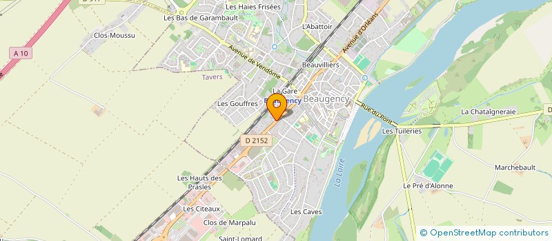 localisation de l'entreprise AUZIER à BEAUGENCY