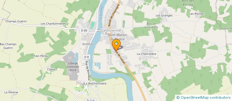 localisation de l'entreprise AUZILLEAU PERE ET FILS à VALDIVIENNE