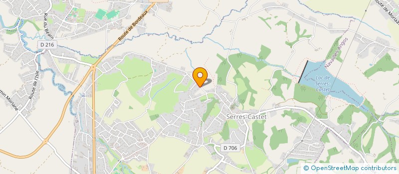 localisation de l'entreprise AUZOLLE ORTHESE PROTHESE à SERRES-CASTET