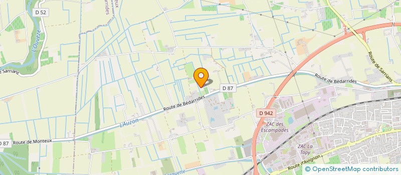 localisation de l'entreprise AUZON ENSEMBLE  MONTEUX