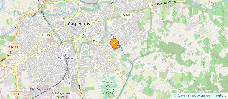 localisation de l'entreprise AUZON LE BLUES à CARPENTRAS