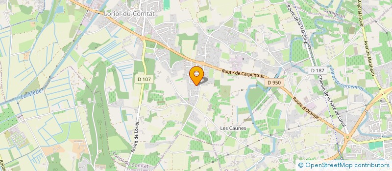 localisation de l'entreprise AUZON LE SOIN  LORIOL-DU-COMTAT