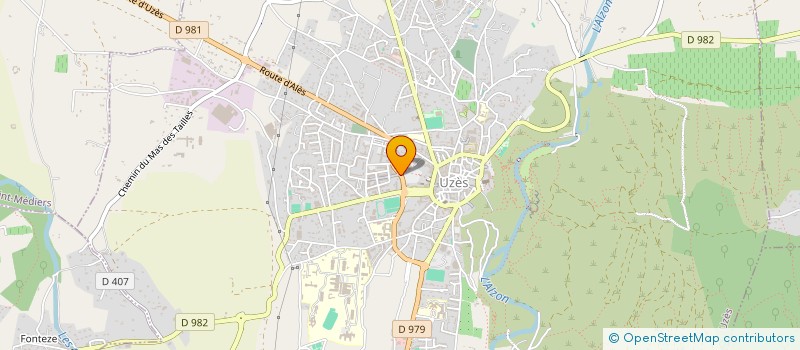 localisation de l'entreprise AUZON SERVICES à UZES