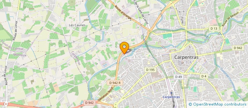 localisation de l'entreprise AUZON VINO  CARPENTRAS
