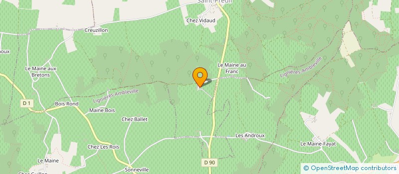 localisation de l'entreprise AUZONIMMO à COGNAC