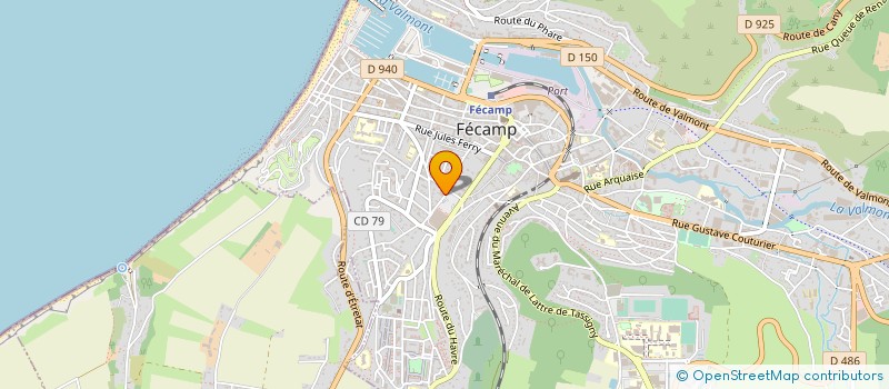 localisation de l'entreprise AUZOU ELECTRICITE GENERALE à FECAMP