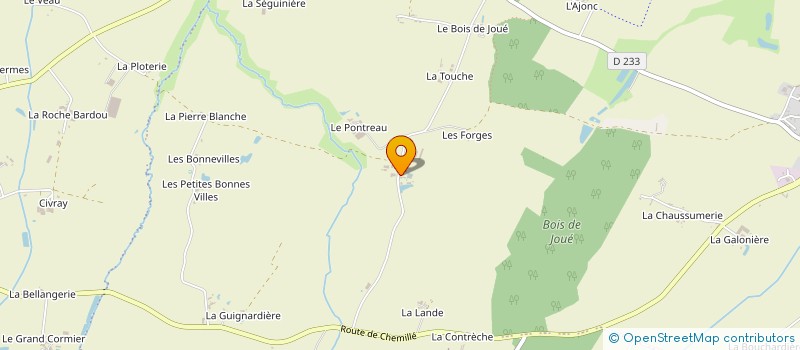 localisation de l'entreprise AUZUREAU à CHEMILLE-EN-ANJOU