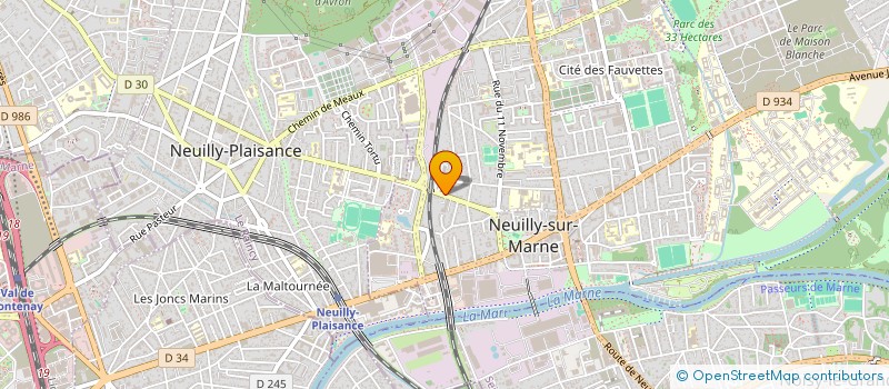 localisation de l'entreprise AV à NEUILLY-SUR-MARNE