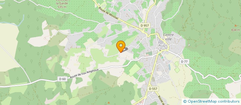 localisation de l'entreprise AV à AUPS