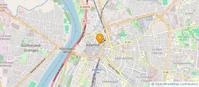 localisation de l'entreprise AV à VALENCE