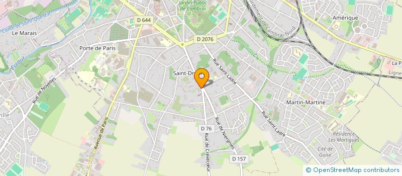 localisation de l'entreprise AV BAT à CAMBRAI