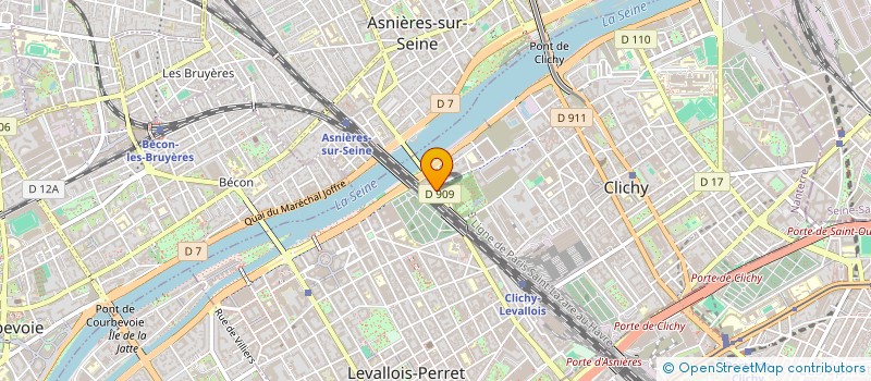localisation de l'entreprise AV BATIM à CLICHY