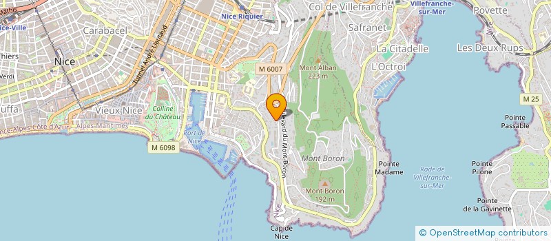 localisation de l'entreprise AV BROKERAGE à NICE