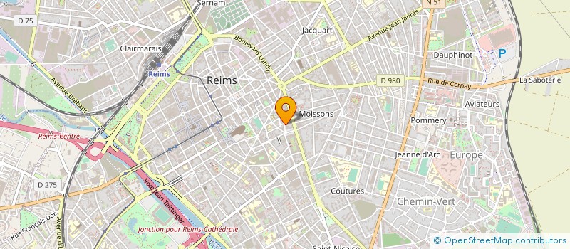 localisation de l'entreprise AV&CO à REIMS