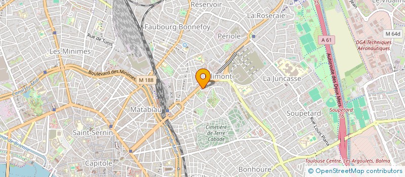 localisation de l'entreprise AV-COM à TOULOUSE