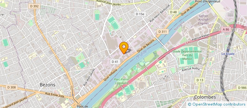 localisation de l'entreprise AV+.COM  ARGENTEUIL