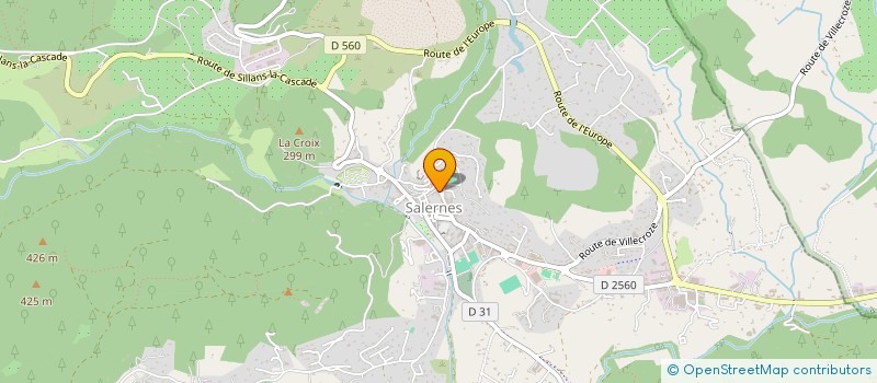 localisation de l'entreprise AV COMPANY  SALERNES