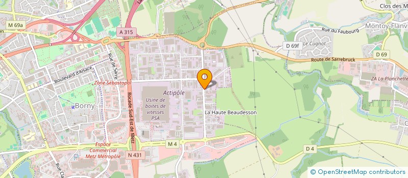 localisation de l'entreprise AV CONCEPT 57  METZ