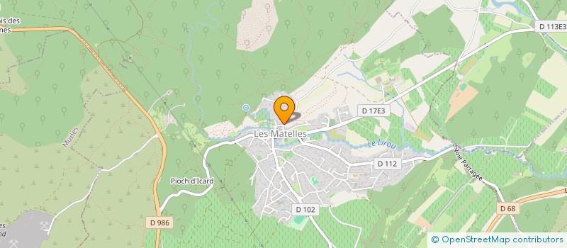 localisation de l'entreprise AV CONCEPT JARDIN  SAINT-MATHIEU-DE-TREVIERS