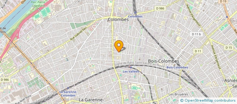 localisation de l'entreprise AV CONSEIL à COLOMBES