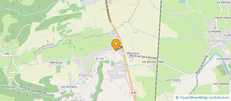 localisation de l'entreprise AV CONSEILS  PRALONG