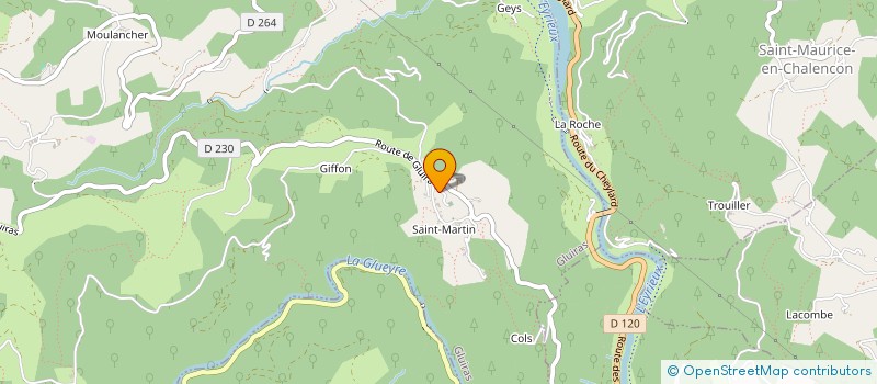 localisation de l'entreprise AV CONSTRUCTION  GLUIRAS