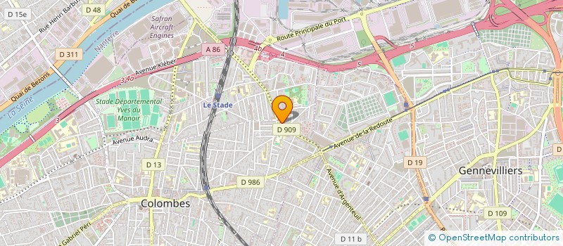 localisation de l'entreprise AV CONSULTING à COLOMBES