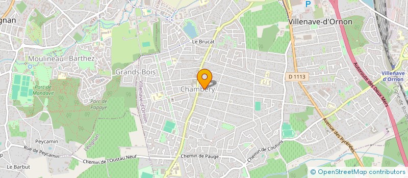 localisation de l'entreprise AV DECO  VILLENAVE-D'ORNON