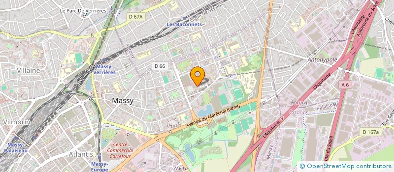 localisation de l'entreprise AV DEVELOPPEMENT 2 à MASSY