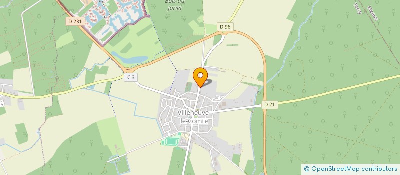 localisation de l'entreprise AV DTS à VILLENEUVE-LE-COMTE
