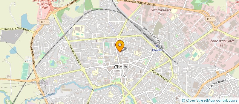 localisation de l'entreprise AV-E MANAGEMENT à CHOLET