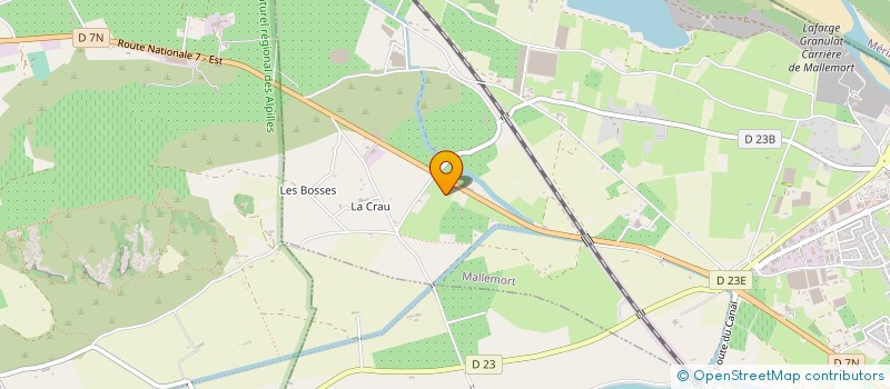 localisation de l'entreprise AV ELEC  MALLEMORT