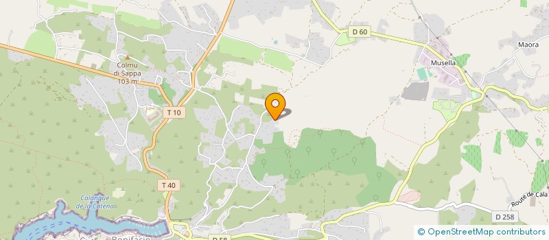 localisation de l'entreprise AV ELLETTRICITA à BONIFACIO