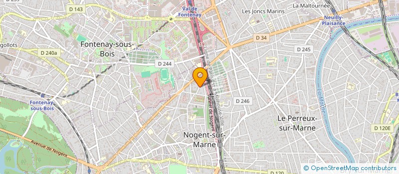 localisation de l'entreprise AV ENERGIE SOLUTION  NOGENT-SUR-MARNE