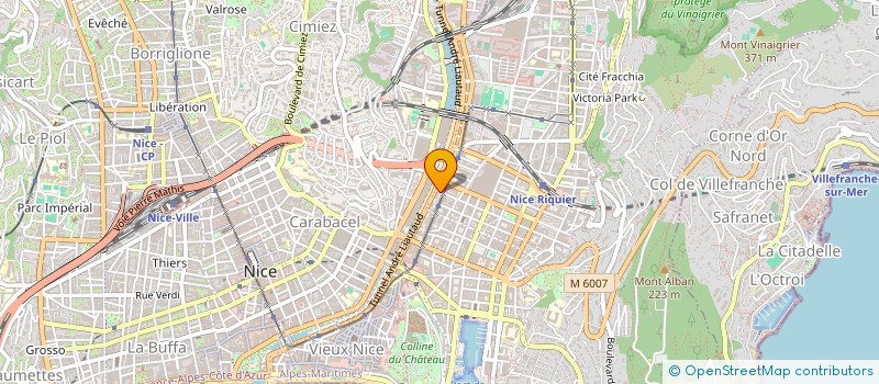 localisation de l'entreprise AV FRANCE à NICE