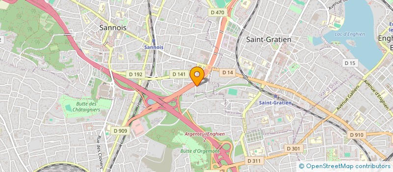 localisation de l'entreprise AV GESTION ET CONSEILS à SANNOIS