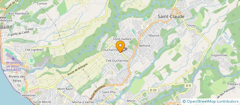 localisation de l'entreprise AV HOME à SAINT-CLAUDE