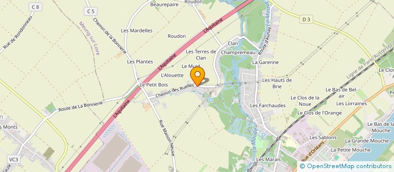 localisation de l'entreprise AV-HOMES à MEUNG-SUR-LOIRE